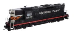 WalthersProto 920-42721 EMD GP9 Phase II - LokSound 5 Sound And DCC -- Southern Pacifi(TM) #5607 Freight Service Black Widow, HO