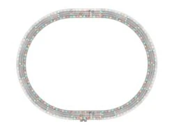 Lionel 2025080 Lighted FasTrack 40"x50" Oval Track Pack, O Scale