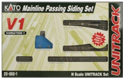 Kato USA 208601 V1 Mainline Passing Siding Set, N Scale