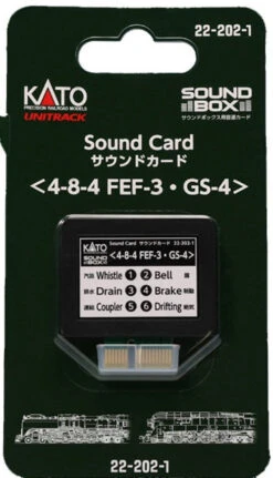 Kato FEF-3 / GS-4 (Heavy Steam) Sound Card For Sound Box