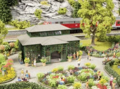 Noch Gmbh 66801 Greenhouse (Orangery) -- Laser-Cut Cardstock Kit - 5-11/16 X 4-9/16 X 3-3/16"14.4 X 11.6 X 8.1cm, HO