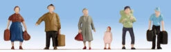 Noch Gmbh 38115 Economy Standing Passengers -- Pkg(6), N