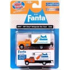 CLASSIC METAL WORKS 30647 1957 CHEVY REFRIGERATED BOX TRUCK (FANTA) 1:87 HO SCALE