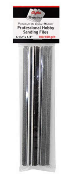 Flex-I-File 308 HOBBY FILE 6mm/1/4 COARSE 12pk