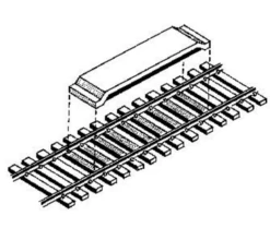 Kadee #321 Permanent Magnet Delayed Uncoupler Code 100, HO