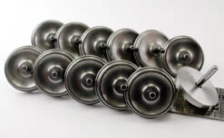 Northwest Short Line 37291-4 1.5mm 1/2 Axle Nickel-Silver Wheels -- 40"/88 Fits Stewart, Kato, Life-Like PA, Athearn Genesis Units, HO Scale