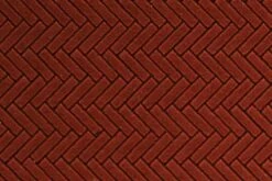 Chooch Enterprises 8663 Flexible Herringbone Dark Red Brick Sheet -- Medium For HO Scale: 3/32" Brick 2-Packs