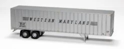 Rapido HO Scale 40' Fruehauf Exterior-Post Volume Van - Western Maryland: #1