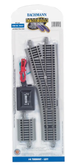 Bachmann 44557 #4 Turnout- Left, HO