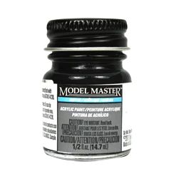 Testors 4768 Acrylic Paints 1/2 Oz. Bottles - Black FS37038