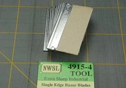 Northwest Short Line 4915-4 Single-Edge Razor Blades -- For Chopper #53-494 (Sold Separately) Pkg(8), All Scales