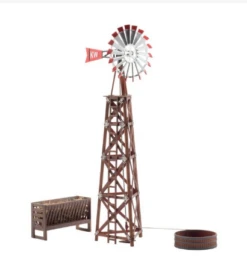 Woodland Scenics WOO5868 Built-&-Ready(R) Assembled Structure -- Windmill (Well-Kept), O Scale