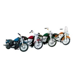 Atlas 66920 O SCALE MOTORCYCLE SET (4 Pcs.), O Scale