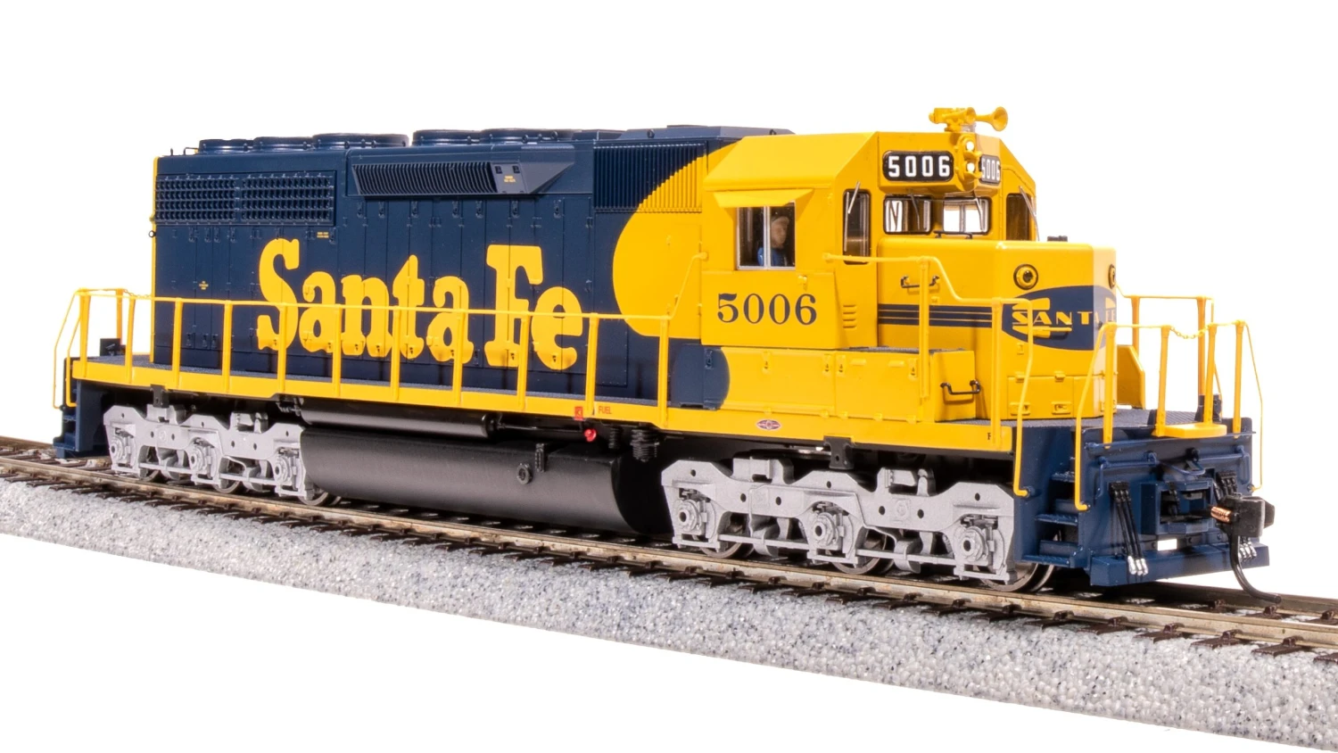 BLI 7631 EMD SD40, ATSF 5010, Blue/Yellow Warbonnet, Paragon4 Sound/DC/DCC, HO - Image 8