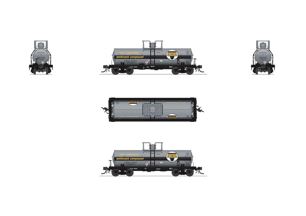 BLI 7669 6000 Gallon Tank, 1960's Variety 2-pack A, HO (Ethyl Corp, Wyandotte) - Image 15