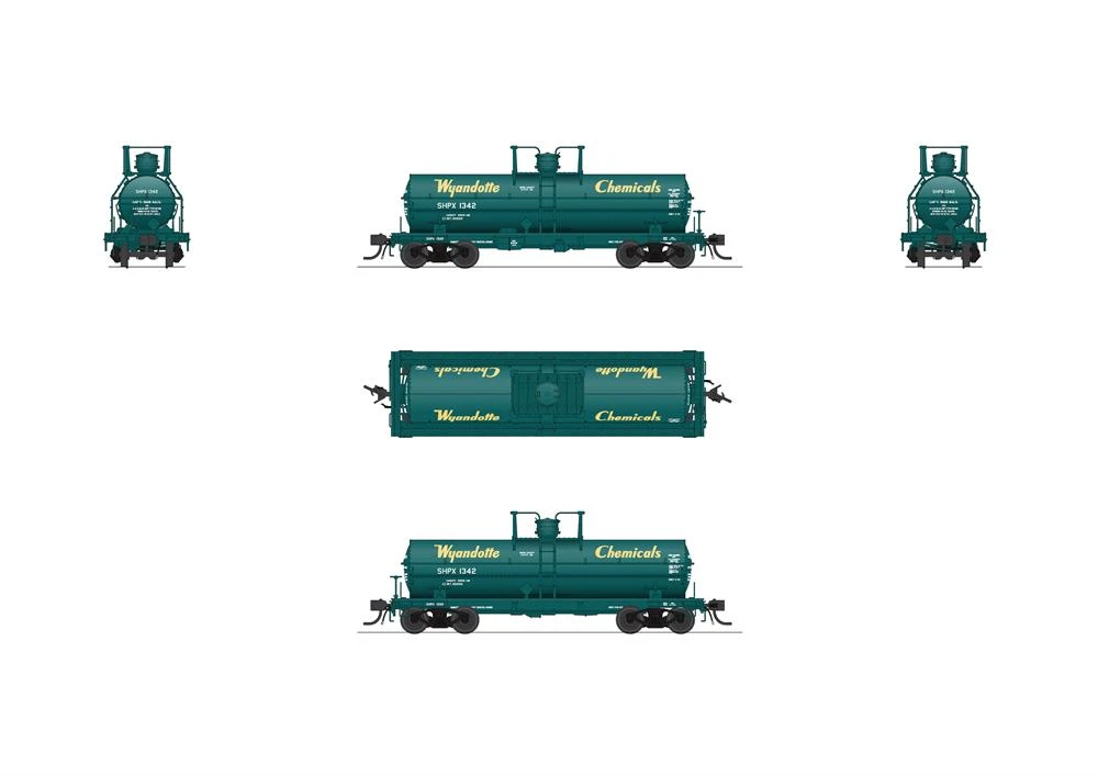 BLI 7669 6000 Gallon Tank, 1960's Variety 2-pack A, HO (Ethyl Corp, Wyandotte) - Image 17