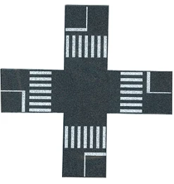 Busch Gmbh & Co Kg 7075 Pedestrian Crossing -- Self Adhesive For 1-9/16"40mm Street, N Scale