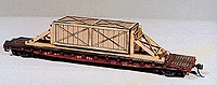 American Model Builders 287 Wood Crate W/Dunnage (Bracing) Load - Kit, HO Scale