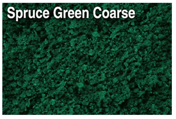 Scenic Express 653-804B FLOCK & TURF SPRUCE GREEN COARSE 32oz