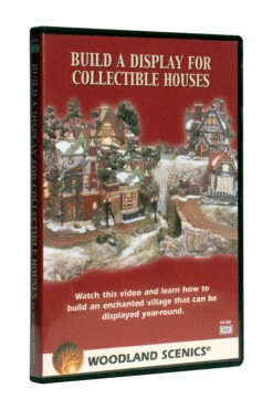 Woodland Scenics WOO1055 Build A Display For Collectible Houses (DVD), All Scales