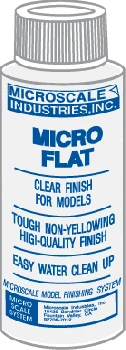 Microscale Industries MI-3 Micro Coat - 1oz29.6mL -- Flat, All Scales