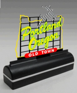 Miller Engineering Animation #2350, DTN Portland Sign, HO/O