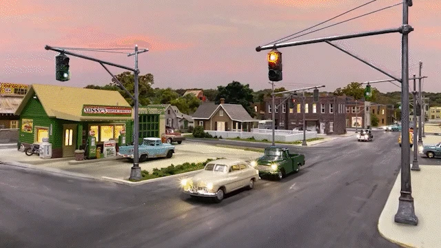 Woodland Scenics JP5664 Pedestal Traffic Lights- O Scale - Image 3