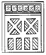 San Juan Details (formerly Grandt Line) 5080 Door -- Baggage Room On DRGW Stations, HO Scale