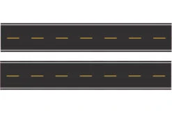 Easy Streets HO + N Roads EAS/3152032 Easy St. Fresh Asphalt 10' DoublePassing, HO