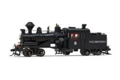 Rivarossi HR2946 Heisler Steam Locomotive, 2-Truck "McCloud River Railroad #3", Ep. III, DC/Silent, HO