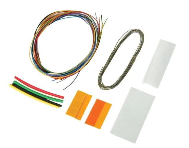 Viessmann Modellspielwaren 6819 Locomotive Decoder Installation Set -- All-Scale - Includes Wire, Shrink Tubing, Thin Solder & Mounting Tape, All Scales