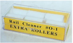 Centerline Products 60225 Rail Cleaner O-1, 6 Extra Rollers (Includes Pair Of End Caps), O