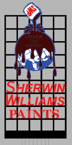 Miller 9981 - Sherwin Williams Paint Billboard, Large