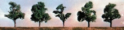 Woodland Scenics WOO21 Small Tree Kits - Deciduous -- Gnarled 4-1/2" 11.25cm, All Scales