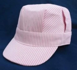 Brooklyn Peddler 3 Toddler Engineer Cap -- Pink
