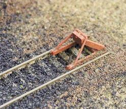 Walthers Cornerstone 933-3511 Track Bumpers -- Kit Pkg(12), HO Scale