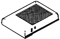 Details West 211 Winterization Hatches - 48" - Later EMD -- GP50s, HO Scale